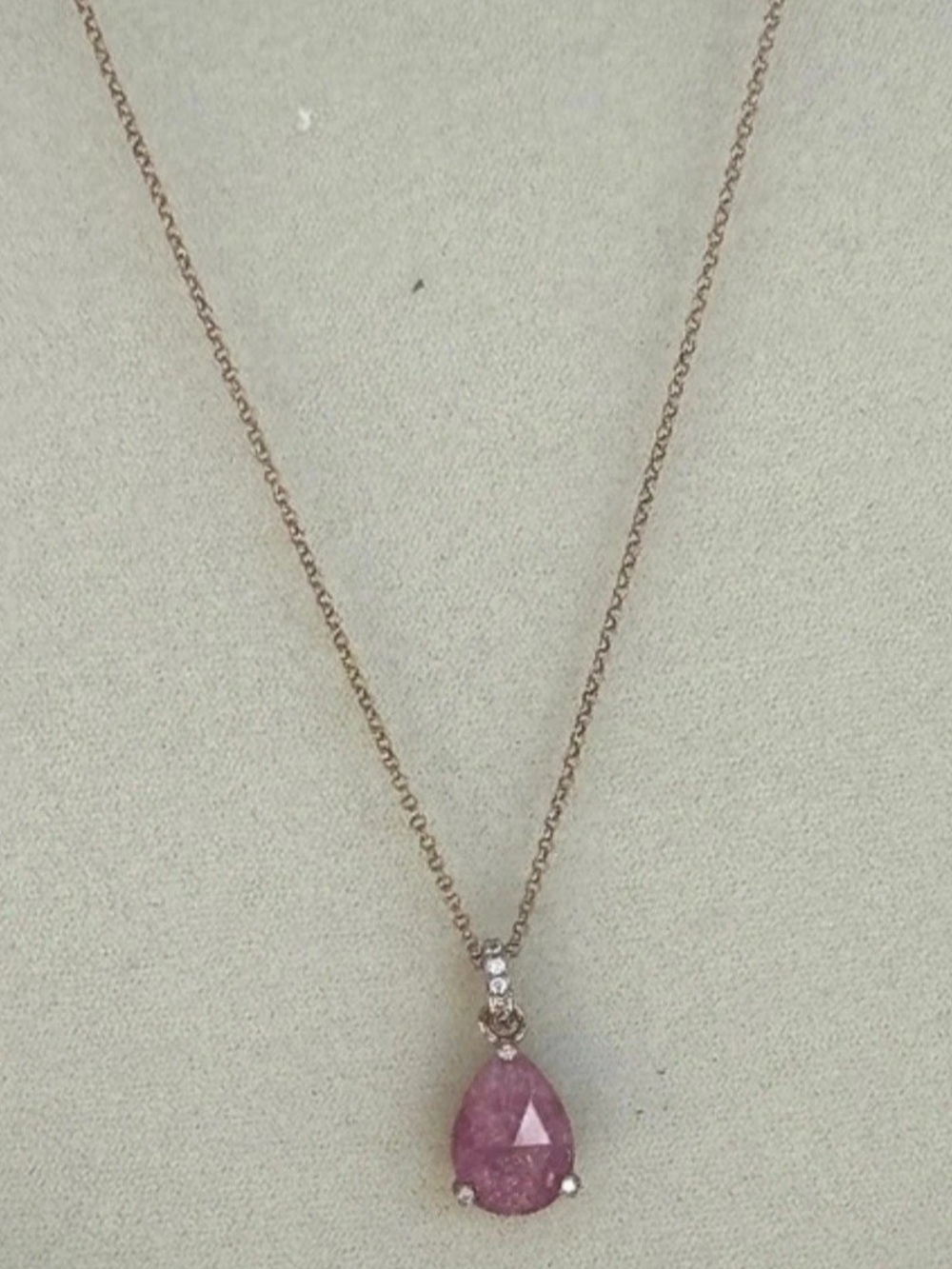 Bomb Party Pink Ice Crystal OG Necklace